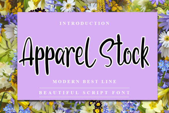 Apparel Stock: The Handwritten Font That Elevates Campaigns