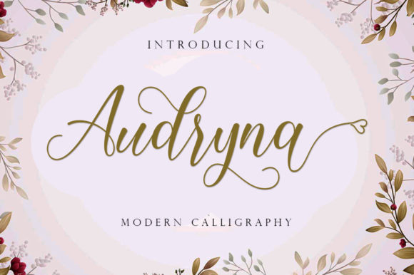 Audryna Font Review: A Modern Script for Bold Branding