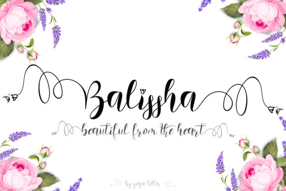 Balissha: A Romantic Script Font for Editorial Design