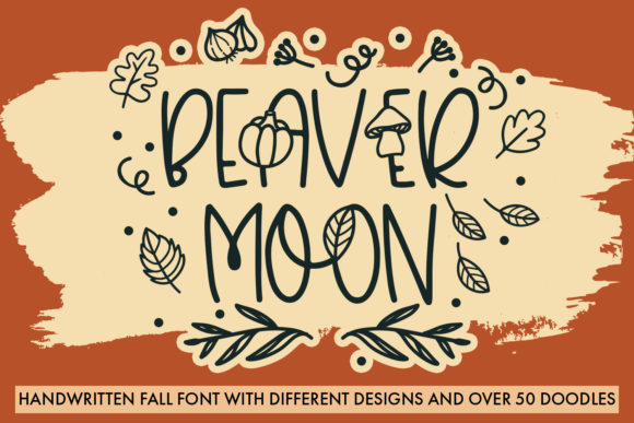 Beaver Moon Font: The Perfect Handwritten Typeface for Crafters