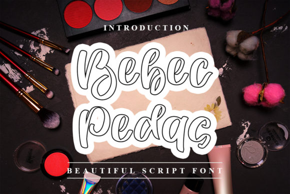 Bebec Pedas: A Flowing Script Font for Editorial Design