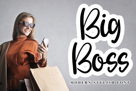Big Boss Font Review: A Modern Handwritten Typeface for Branding