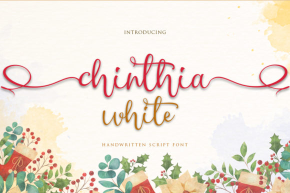 Chinthia White: The Perfect Handwritten Font for Crafters