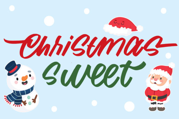 Christmas Sweet Font Review: A Joyful Typeface for Branding