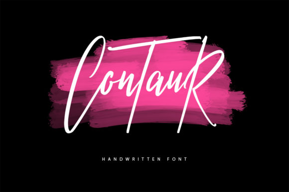 Contaur: A Modern Script Font for Small Business Branding