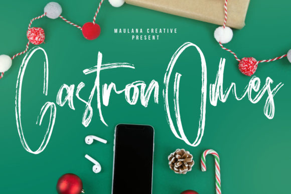 Gastronomes Font: A Rustic Hand-Brushed Typeface for Branding