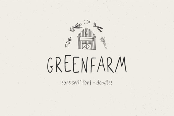 Green Farm: A Handwritten Font for Organic Web Design
