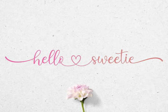 Hello Sweetie Font: The Perfect Handwritten Typeface for Crafters