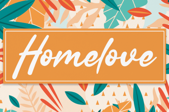 Homelove: A Handwritten Font for Modern Web Design