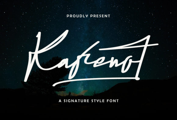 Kafenot: A Classy Script Typeface for Modern Web Design