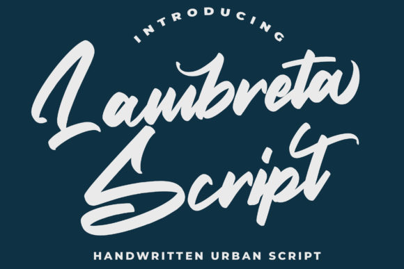 Lambreta: The Script Font That Elevates Your Campaign Design
