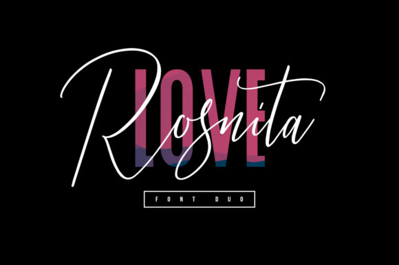 Love Rosnita Duo: The Perfect Font Pair for Social Media