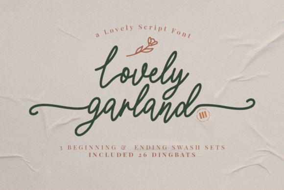 Lovely Garland: The Script Font for Scroll-Stopping Designs