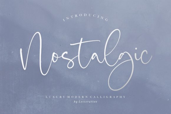 Nostalgic Font Review: A Luxurious Script for Modern Brands