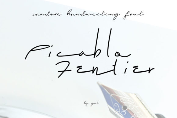 Picablo Fentier: A Handwritten Typeface for Modern Web Design