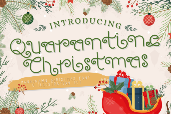 Quarantine Christmas: A Handwritten Font for Warm Branding
