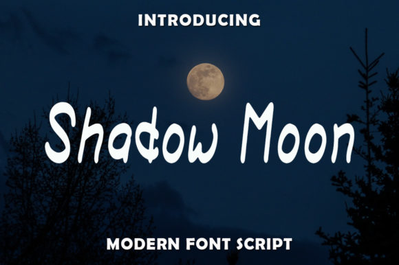 Shadow Moon: A Relaxed Handwritten Font for Editorial Design