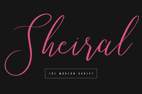 Sheiral: The Elegant Script Font for Modern Branding