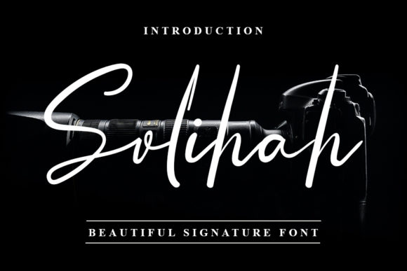 Solihah: A Romantic Script Font for Handmade Brands