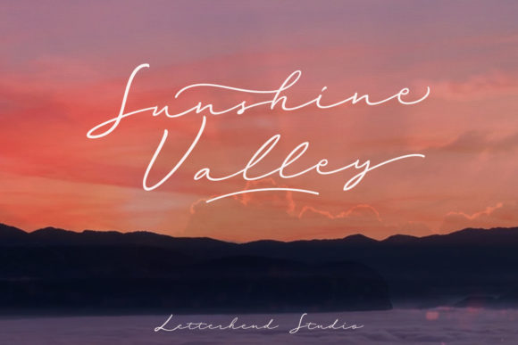 Sunshine Valley: The Perfect Handwritten Font for Crafters