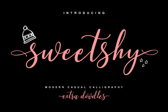 Sweetshy: A Handwritten Typeface for Editorial Design