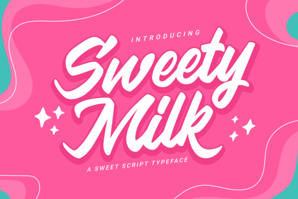 Sweety Milk: A Handwritten Typeface for Modern Web Design