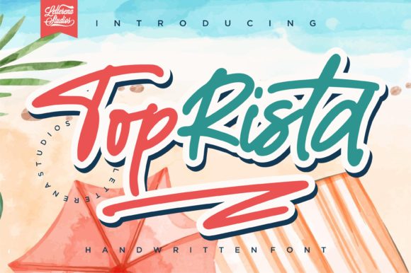 TopRista: A Handwritten Font for Modern Editorial Design