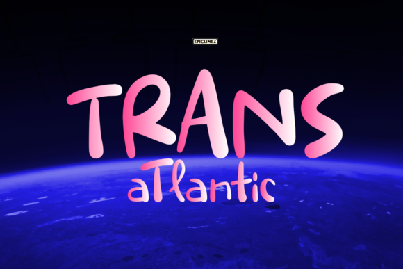 Trans Atlantic Font: A Playful Script for Handmade Brands